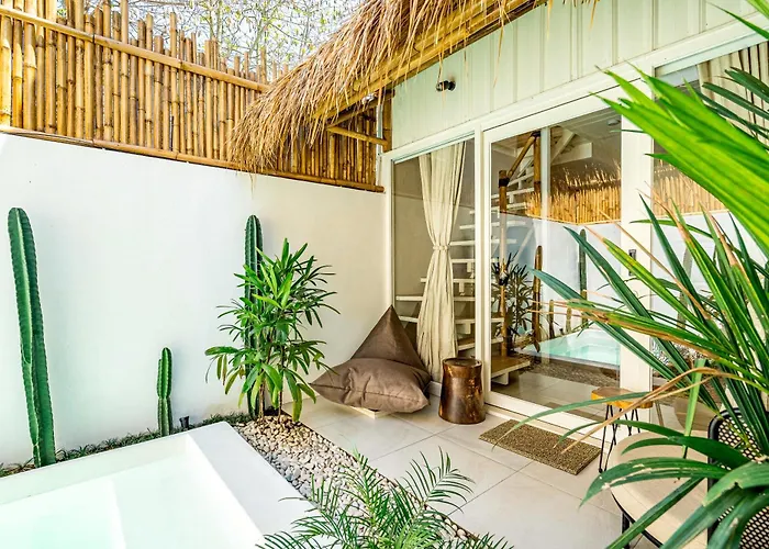 别墅 Aesthetic 1br Mezzanine Casa Vanille With Private Pool Near -bali 乌鲁瓦图