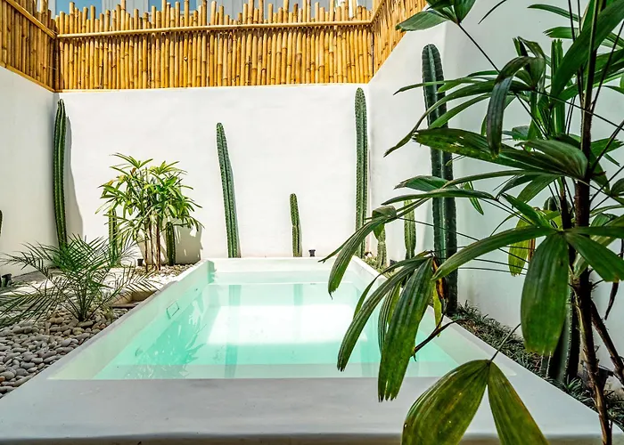 Aesthetic 1br Mezzanine Casa Vanille With Private Pool Near -bali *